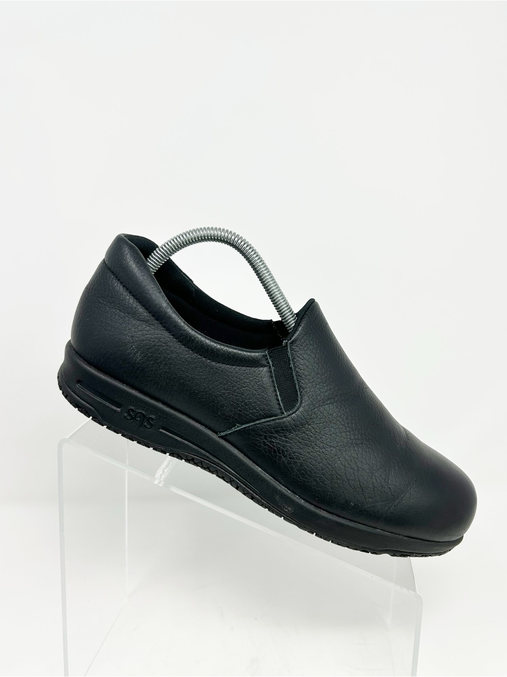 SAS Patriot Loafer Womens Black Slip On Work Shoe Slip Resistant Cushioned 9 N